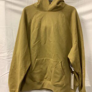 Essentials Fear Of Good Mens Pistachio Long Sleeve Pullover Hoodie Size Medium